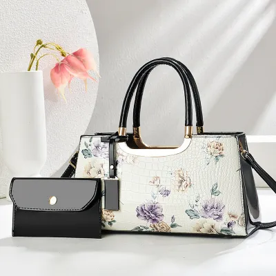 Printed Large-Capacity Shoulder Bag